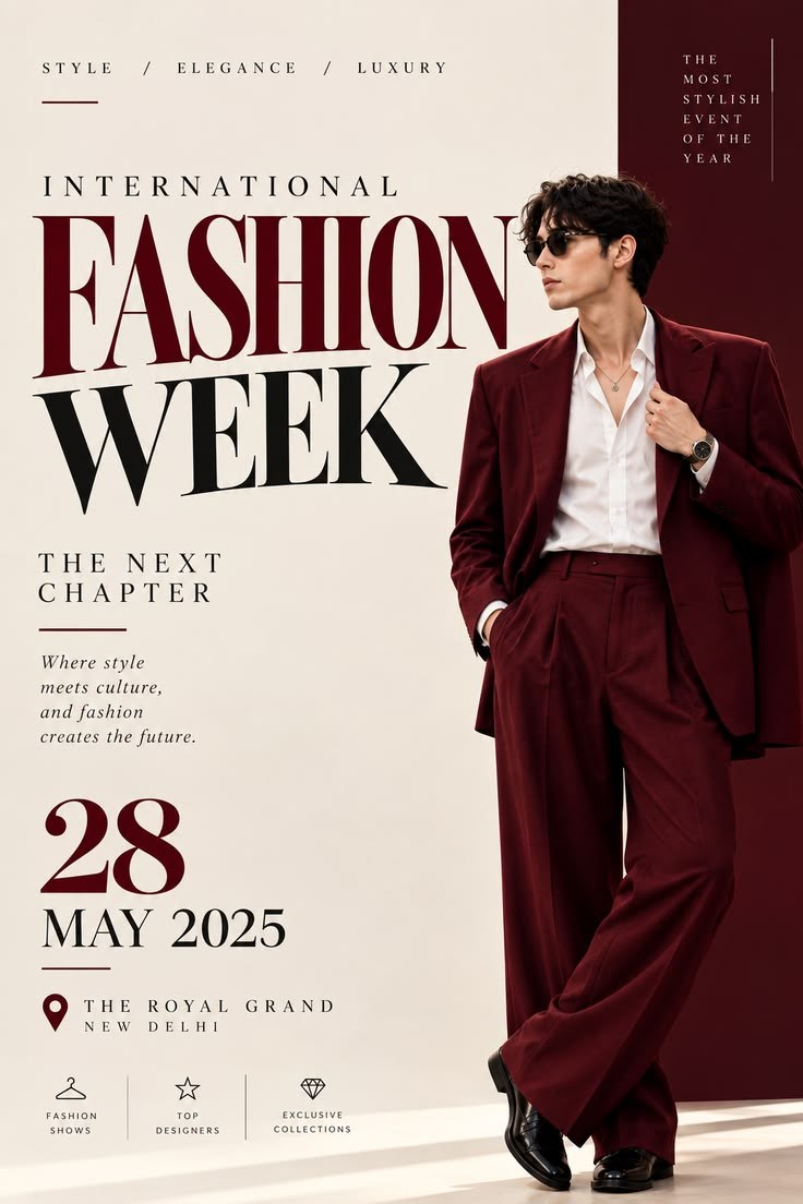 Fashion & Luxury: Luxury Fashion Week Poster