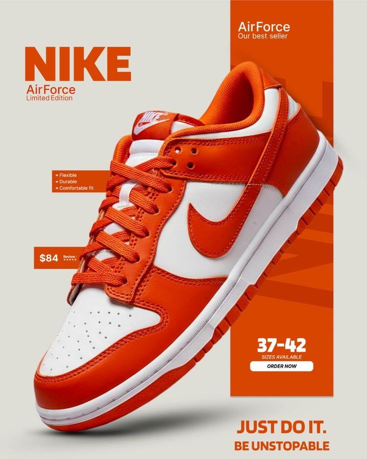 Product Advertisements: Nike Shoe Flyer Design